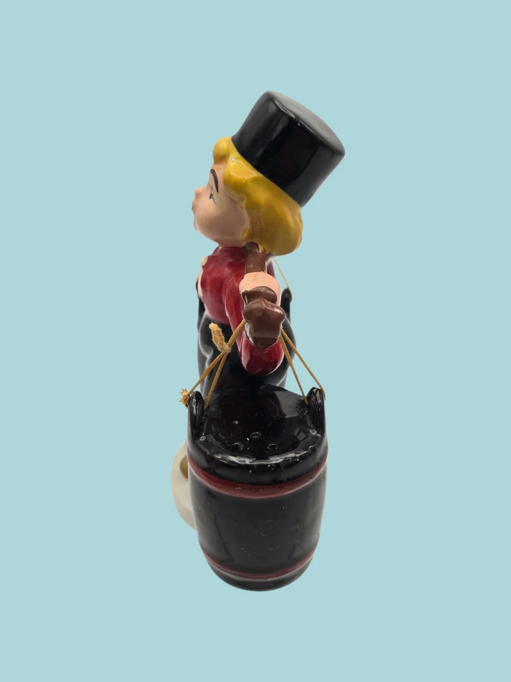 Vintage Japan Dutch Boy Salt & Pepper Shaker MCM Anthropomorphic Kitchen Kitsch